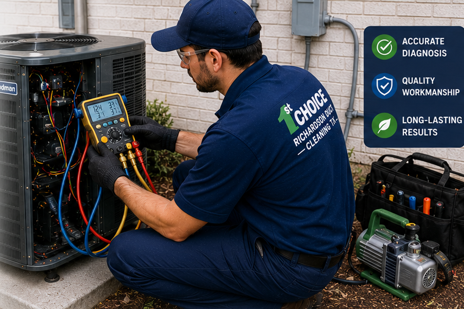 Emergency AC repair and air conditioner replacement in Richardson TX