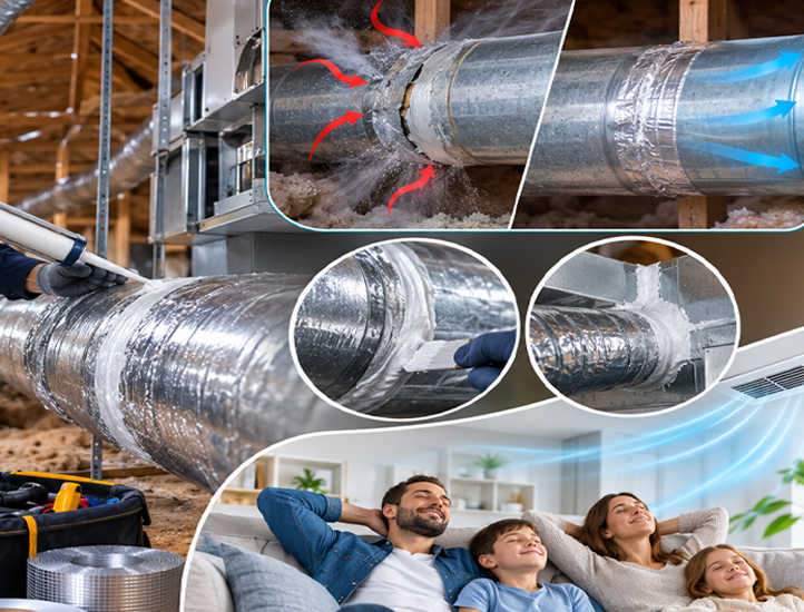Duct Sealing and Leak Repair